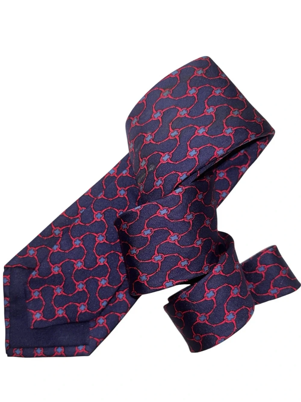 HERMÈS silk tie
